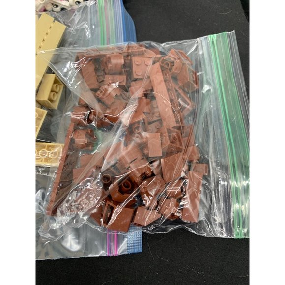 Lego Lot 1lb 2.9oz Of Blue, Gray, Brown assorted - Picture 2 of 6